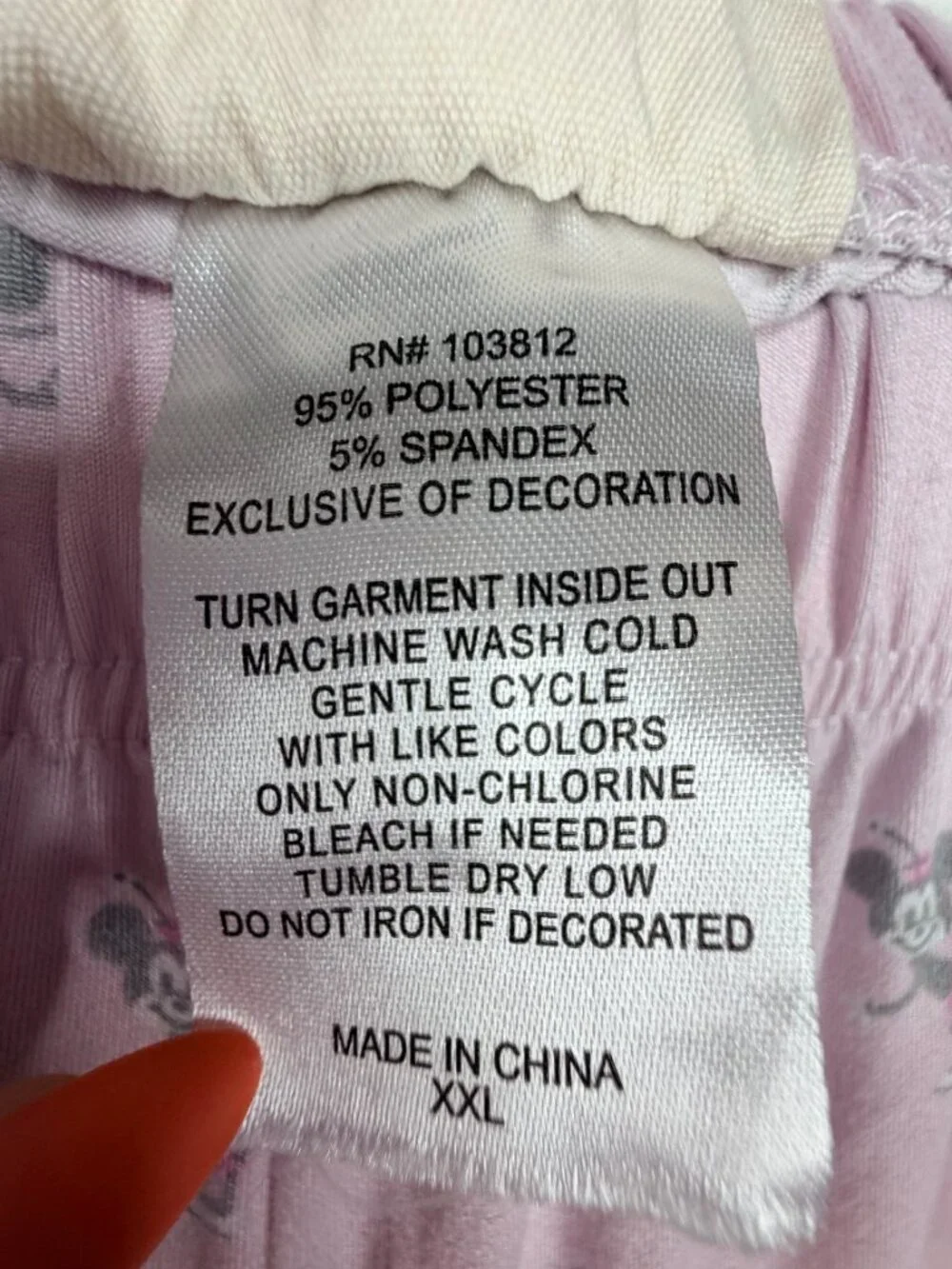 2/$30 Disney Slumber Collection by Munki Munki Mini Mouse Pajama Pant XXL #A3282